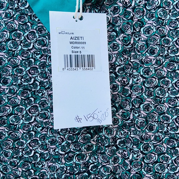 Skunkfunk Aizeti Sustainable Mod Collar Dress NWT - Picture 11 of 15